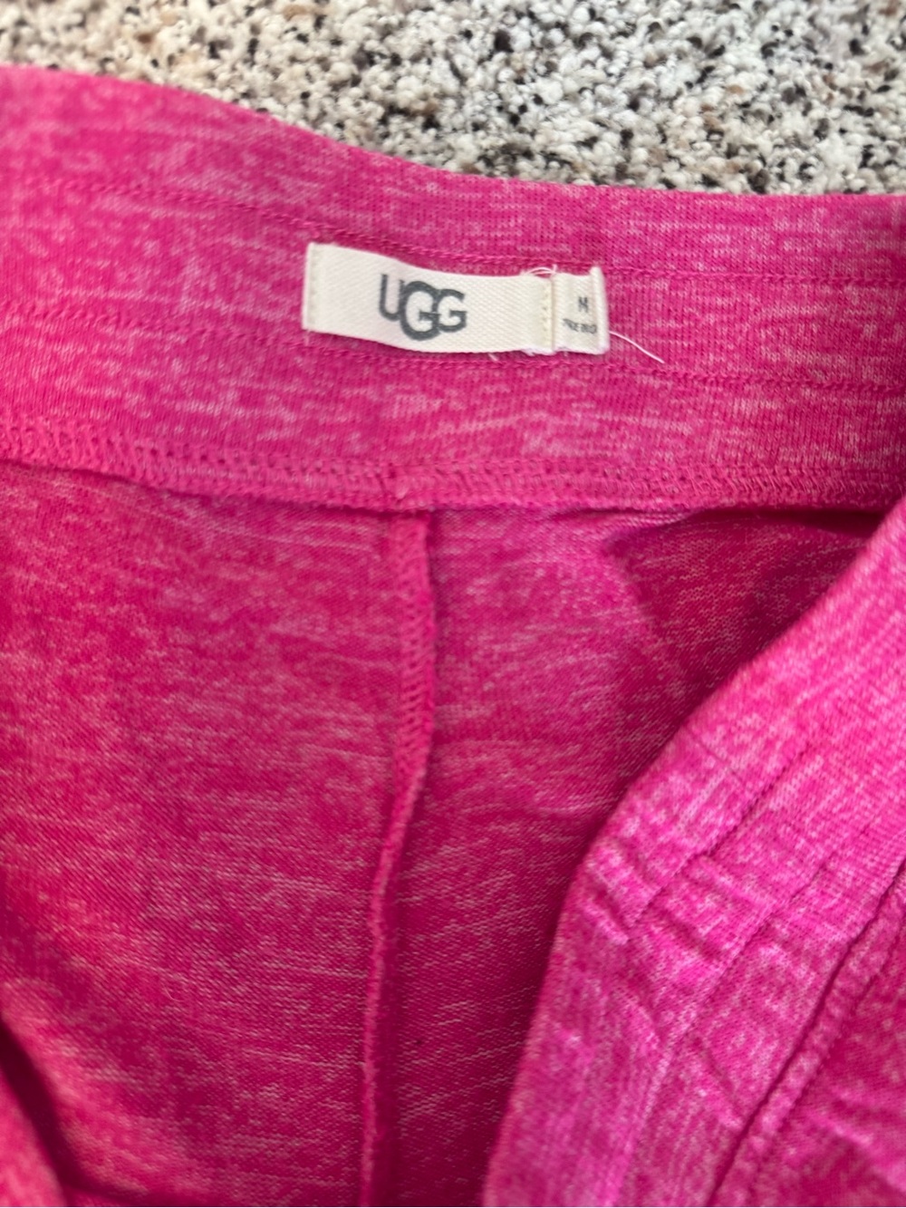 UGG Raspberry Pink Tie-Hem Track Pants - Picture 2 of 5
